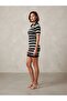 Women's Openwork Collared Short Sleeve Knitwear Dress - 2