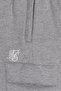Men Plain Solid Cargo Short, Grey - 5