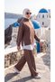 Women's Oversize Tracksuit Set - Sweatshirt and Pants - 3