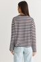 Women's White-Brown Striped Digital Print Detailed Oversize Sweatshirt 925 60286558 - 7