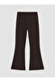 Rmz Gi̇yi̇m Farkiyla Girls' Spanish Flared Leggings - 3