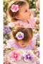 Baby Imported Hydrangea Flower Hairless Baby Clip (2 Pcs) - 2