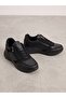 Black Leather Comfortable Orthopedic Casual Sneaker with Side Zipper - 2