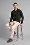 Regular Fit Buttoned Polo Collar Basic Sweatshirt I2039Ax26Wn - 6