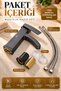 Waterfall Sink Faucet Anthracite Bathroom Faucet Modern Sink Tap Waterfall Flow Fixture - 7