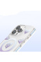 iPhone 16 Pro Max Magsafe Supported Elvo Case with Shiny Stone Design and Camera Protection - 4