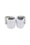 Alina Genuine Leather Heart First Step Baby Shoes White - 5