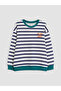 Esvab • Modern & Distinctive Boys' Striped Thick Sweatshirt