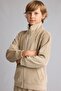 Zippered Velvet Basic Cardigan Boys (26 Au) - 3