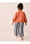 Girl's Duck Print Sweatshirt and Striped Pants 2-Piece Set - 3