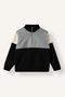 Half Zipper Fleece 2-Piece Set for Boys (26 Cw) - 2
