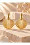 Vip Seashell Model Earrings Gold - 5