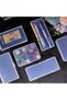 6 Pcs Small Plastic Storage Containers, with Hinged Lids, Rectangle Clear Plastic Boxes for - 6