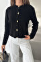 Women's Baby Collar Buttoned Basic Knitwear Cardigan - 6