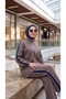 Women's Comfortable Cut Oversize Tracksuit Combination - 4