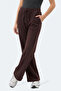 Melora I Women's Wide Leg Brown Sweatpants - 5