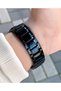 22mm Diameter Curved Tip Black Color Wristwatch - 2