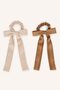 Women's 2-Piece Bow Ribbon Hair Accessory Hairpin Set I6970Axns