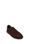 Men's Brown Lace-Up Suede Leather Sneaker Wm660015Ds - 7