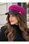 Women's Suede Winter Newsboy Cap Captain Hat - 5