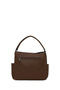 Women's Brown Long Strap Suede Shoulder Bag Ab100018Ks - 3