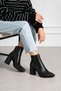 Vaghessa Ferzia Classic Pointed Toe Zippered Short Boots