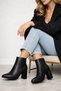 Vaghessa Ferzia Classic Pointed Toe Zippered Short Boots - 3