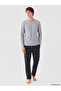 Esvab • Modern & Distinctive Zero Roba Collar Men's Thermal Pajama Top - 2