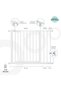 Auto Baby Safety Gate with Extension Tiny Gate with Safety Lines - Standard Size, Easy Installation-Perfect for Baby Moms: Durable, Multiple Use & Enhanced Security-74.5 100 cm - 2