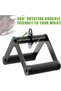 مقبض سحب لاتي (LAT Pulldown) بقطر 1.3 بوصة، مقبض مطاطي على شكل حرف V، ملحق لجهاز الكابلات للتمرين المنزلي - 2