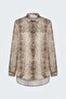 Patterned Classic Shirt - Mink - 3