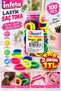 100 Pieces Neon Rubber Hair Ties Colorful Mini Elastic Hair Bands