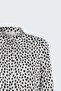Patterned Shirt - Ecru-Black - 4