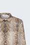 Patterned Classic Shirt - Mink - 4
