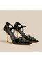 Liana Embroidery Detailed Heeled Shoes - 5