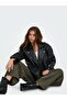 Women's Black Onlsoft Faux Leather Ovs. Biker Cc Otw Jacket - 4