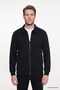 Cotton Relaxed Fit Stand Collar Zippered Thessaloniki Knit Sweatshirt - 3