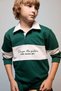 Oversize Shirt Collar Color Block Printed Sweatshirt Boys H9808A826Au