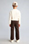 Elastic Waist Arma Detailed Sweatpants for Boys H6814A826Au - 5