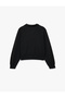 Modal Fabric Regular Fit Long Sleeve High Collar Half Zipper Sweatshirt - 4