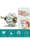 12pcs Ivory Pumpkin Knobs Vintage Ceramic Cabinet Knobs Dresser Drawer Door Knobs Drawer Pull - 4