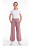 Girls' Sweatpants with Bow and Ribbon Trim - 2