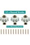 12pcs Ivory Pumpkin Knobs Vintage Ceramic Cabinet Knobs Dresser Drawer Door Knobs Drawer Pull - 2