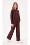 New Team London Printed Soft Textured-Comfort Fabric Girls' Top and Bottom Tracksuit Set - 3