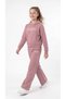 Paris Dance Society Feel the Rhythm France Printed Hooded Girls' Top and Bottom Tracksuit Set - 4