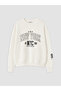 Rmz Gi̇yi̇m Farkiyla Nyc Printed Loose Fit Women's Thick Sweatshirt
