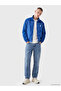 Rmz Gi̇yi̇m Farkiyla Relax Fit Stand Collar Men's Coat - 5