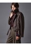 Quality Parts Biker Roba Collar Women's Leather Look Jacket from Çelebi Store - 2