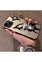 iPhone 15 Plus/14 Plus Compatible Cool Ink Pink White Butterfly Star Simple Style Shock Absorbing - 2