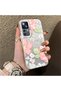 Mi 12T/12T Pro Compatible Fresh Pink White Flower Ivy Full Surround Elegant Shockproof Printing